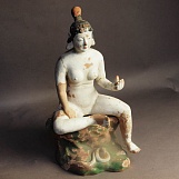Скульптура "Сарасвати", керамика, антик